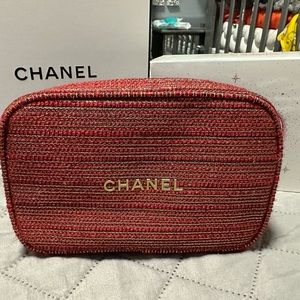 Chanel beauty makeup bag